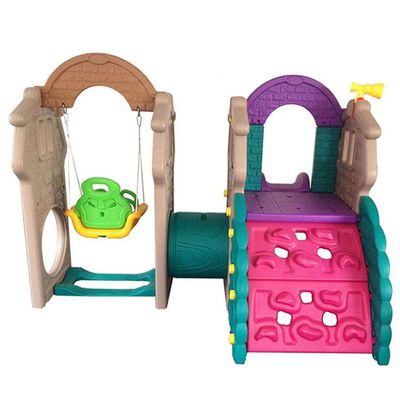 MYTS Tunnel Playhouse with Swing, Slide & Climber Wall 